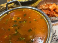海鲜嫩豆腐汤配米饭-老炉家木炭烤肉(长江国际店)