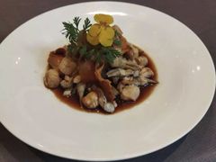 腌蒜捞拌三鲜-北京泰富酒店-柏景轩中餐厅