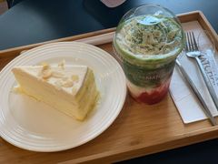 -36抹茶·千层与鲜果茶(欢乐海岸店)
