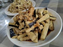 风味茄子拌蛤蜊-华春餐馆(鱼山路店)