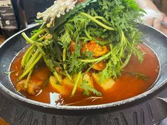 土豆排骨火锅-喇喇排骨火锅·传统韩式脊骨汤(望京西园总店)