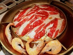 虾锅底-猪啊牛呀羊啊铜盘烤肉(正大广场店)