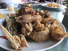 椒盐皮皮虾-四川小胡子海鲜(丁村万人海鲜广场店)