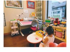 -康朴乐儿童学习桌椅(蓝色港湾店)