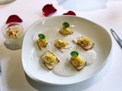 微咸黄油嫩煎扇贝-Le Comptoir de Pierre Gagnaire