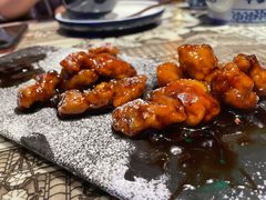 雪花糖醋里脊-绿茶餐厅(松江万达店)