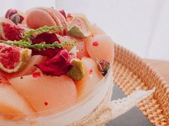 日式白桃淡奶油蛋糕-小苍兰风铃草蛋糕甜品(沈阳店)