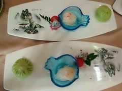极品燕液虾饺王拼野生珍菌素菜包-广州塔晖粤轩中餐厅
