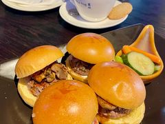 美式烧烤迷你汉堡-bluefrog蓝蛙(世茂店)