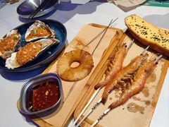 -蚝堡·生蚝海鲜烧烤物种起源•海肠捞饭(刘公岛店)