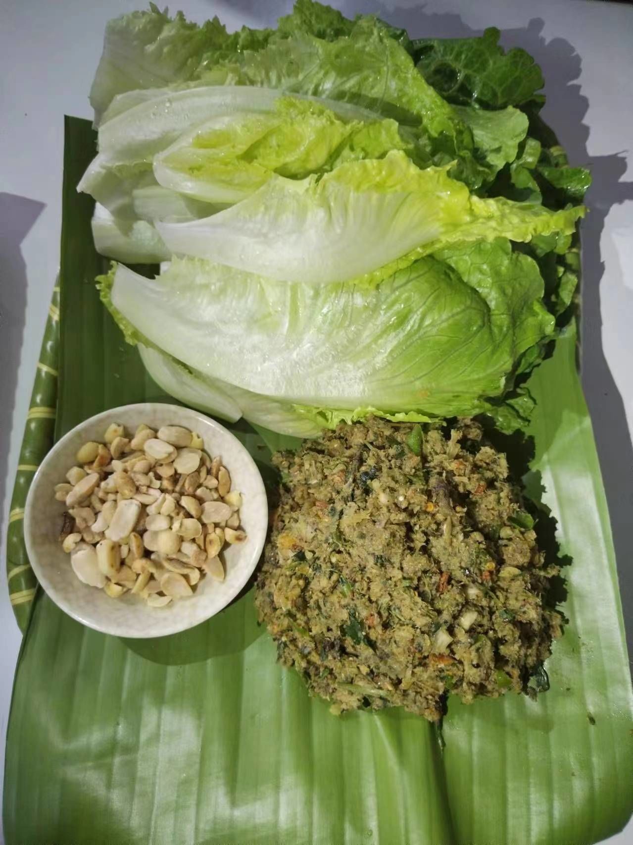 景亮美食城里面的人间烟火,正宗傣味,推荐舂鱼