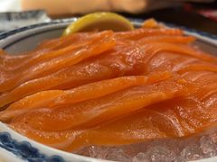 法罗三文鱼背刺身（三片）-大鲜生·亚洲菜融合小食堂