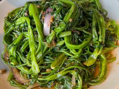 马拉盏炒通菜-大头虾越式风味餐厅(光明广场店)