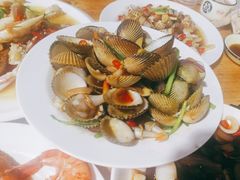 爆炒花甲-庆余生平价生猛海鲜(海棠湾林旺夜市店)