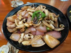 爆炒章鱼须-台州老六海鲜面馆(上南总店)