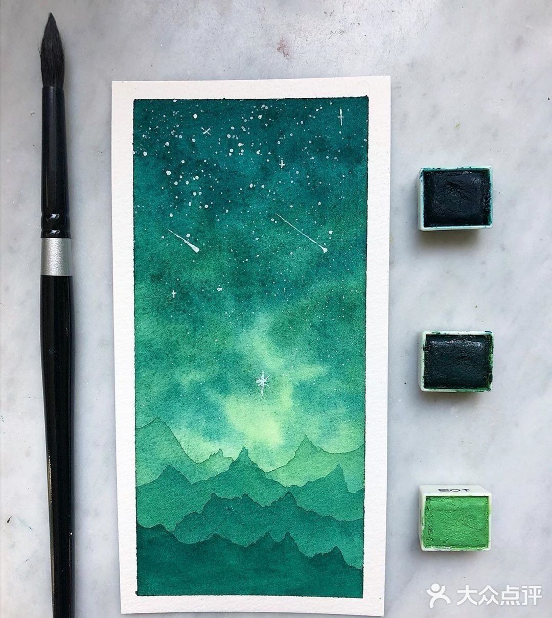 色彩缤纷的浩瀚🌌星空，美极了