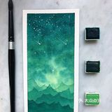 色彩缤纷的浩瀚🌌星空，美极了