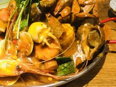 手抓海鲜黄咖喱味-仓库南洋海鲜小排档(柳河路店)