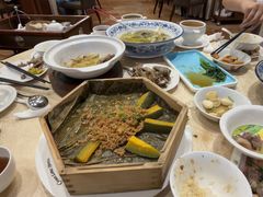 瑶柱肉末蒸南瓜-麒麟中餐厅·经典粤菜·地道菜式老字号(广州长隆酒店)