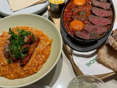 烤猪颈肉泡菜烩饭-沛家·西餐Brunch·直火料理