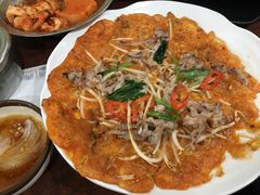 泡菜饼-神仙雪浓汤(明洞店)