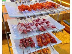 招牌特色烤串-延边河坝烧烤串城(车公庙店)