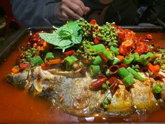 鲜青椒烤鱼-探鱼·鲜青椒爽麻烤鱼(天一广场店)