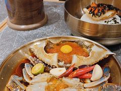 -草家酱蟹炭火烤肉店(珲春南路一店)