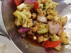 干锅有机花菜-聚丰园•湖鲜餐厅(阿红私房菜梅石路店)