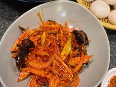 -草家酱蟹炭火烤肉店(珲春南路一店)