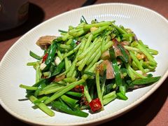 藜蒿炒腊味-荷栖小院·品质江西菜(红谷滩店)