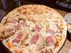 蟹棒牛肉披萨-机器人火炉披萨