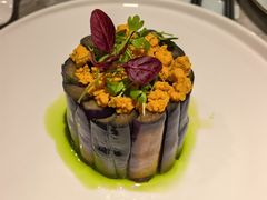 海胆醋汁浸秋茄-同仁堂粹和餐厅·食养养生宴(新大都店)