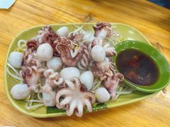 芥末白灼八爪鱼-贞姨美食·老字号海鲜大排档