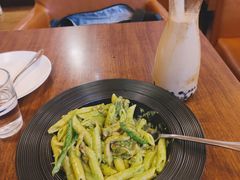 鸡肉芦笋香草意面-Me&Joe意大利面·珍珠奶茶(鲁班路店)