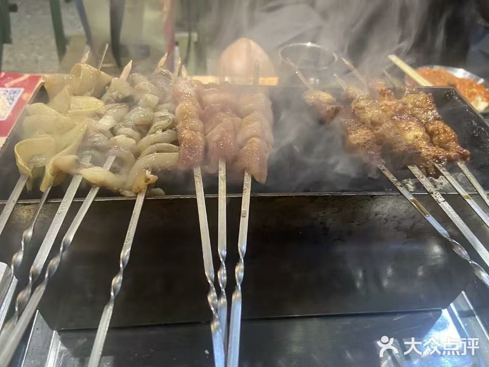 烤肉串的诱惑味道