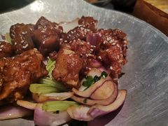 蒜香蜜汁排骨-绿茶餐厅(同成街华联店)