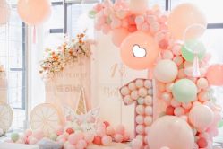 -团子宝宝宴派对百日宴生日布置策划·求婚策划·气球布置别墅民宿