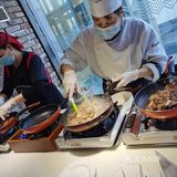 南瓜粥孩子喝了很多，总体来说还可以，位置也很好找