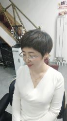 点击看大图 短发-ONE·男士国潮·美式渐变·理发馆·BARBER SHOP