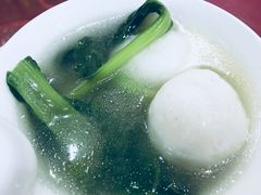 鱼圆青菜-魏四小鱼锅贴王