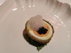 脆烤日本无菌鸡蛋-北京古城老院厉晓麟精致菜