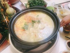 鸡汤金花菜面疙瘩-好福记饭店(红梅公园店)