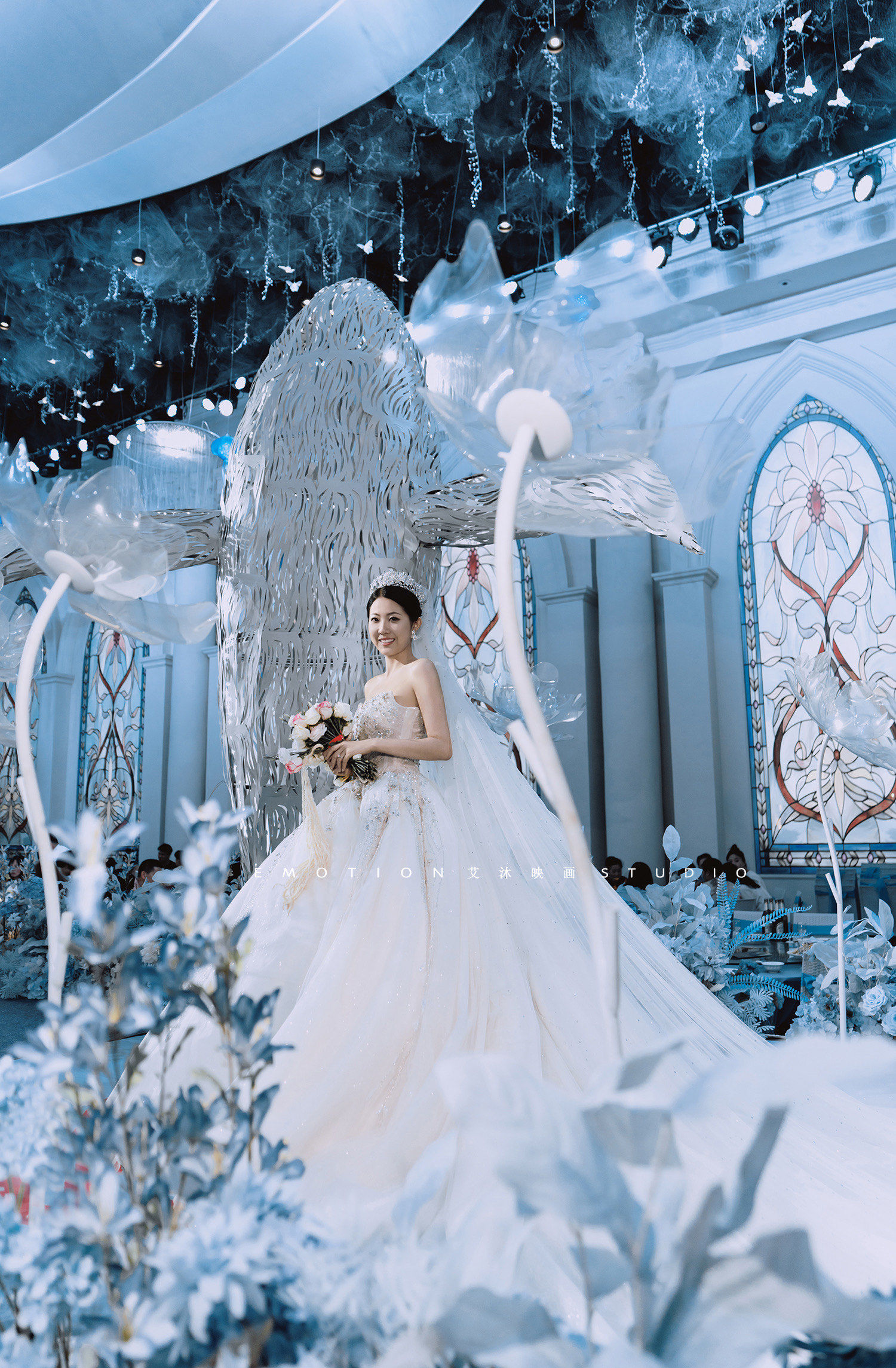 婚礼现场太梦幻了