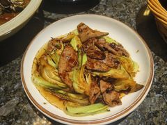 菜梗炒猪肝-菲乐餐厅(三十年经营·湖滨路店)