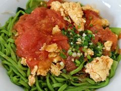 三合一菠菜面-东关吉祥西安腊汁肉夹馍(健德门店)