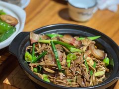 熏腊肉炒烟笋-集宁老馆子