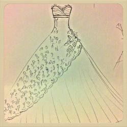 美美的婚纱设计稿-LANYI COUTURE高级婚纱礼服改衣店