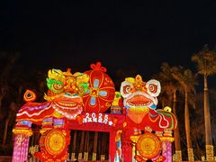 -欢乐海岸椰林沙滩-2025湾区超级灯会