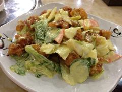 炸鸡色拉-郑阿姨的家·이모네·韩料&烤肉(武川路店)